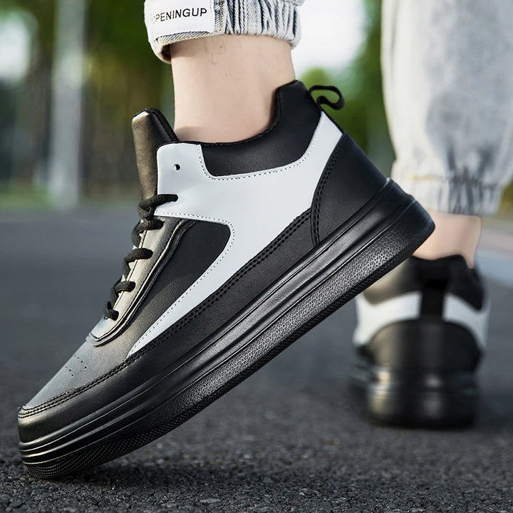Men's Casual Sneakers Outdoor Flat Top High Top Men's Shoes Fashionable Comfortable Men's Shoes for Men Sneakes